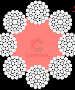 cáp thép capvina 8x41sws fc