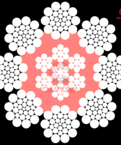 Cáp Thép Đệm Nhựa Không Nén Capvina 8x26WS IWRC