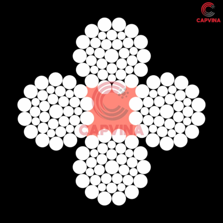 cáp thép gondola Capvina 4x36WS FC