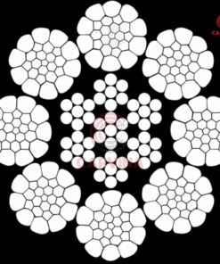 Cáp Thép Nén Capvina 8x26WS IWRC