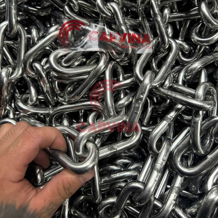 so sánh xích inox với xích mạ kẽm