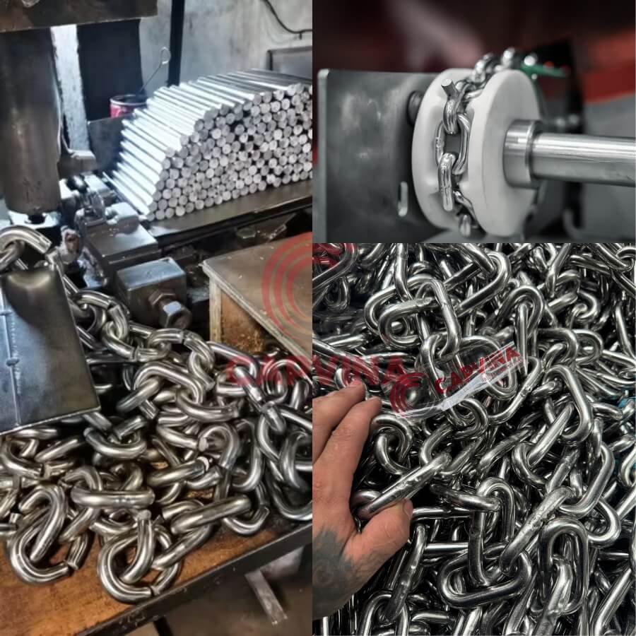 gia công xích inox