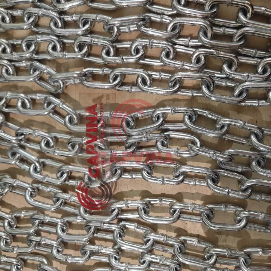 xích treo đèn nhà xưởng