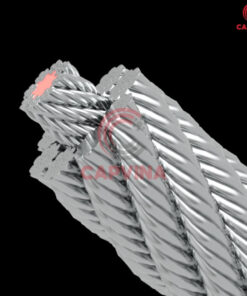 cáp thép Capvina 8x19S cáp bọc sợi (8x7+FC)