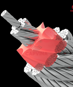 ưu điểm Cáp Thép Nén Đệm Nhựa Capvina 8x26WS IWRC