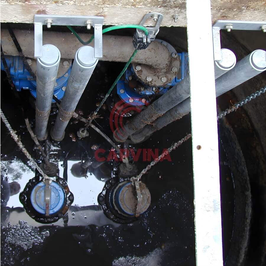 xích kéo bơm chìm