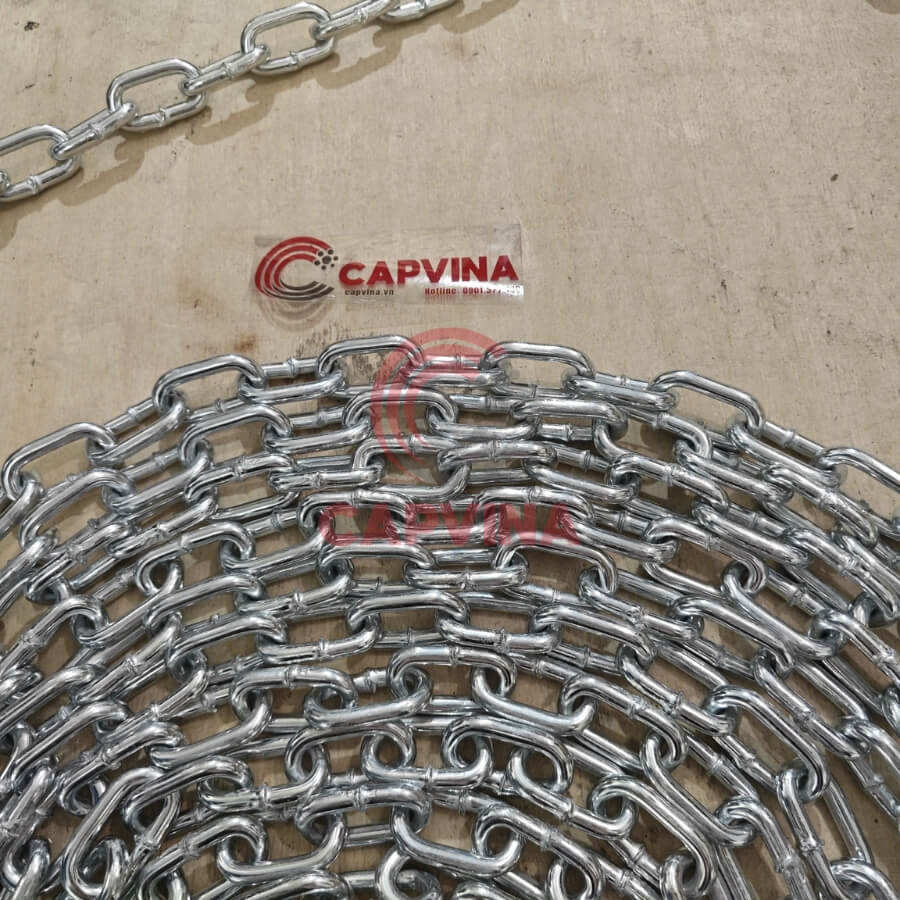 xích treo đèn nhà xưởng