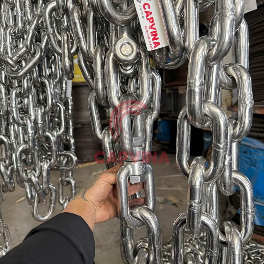 xích neo phao inox