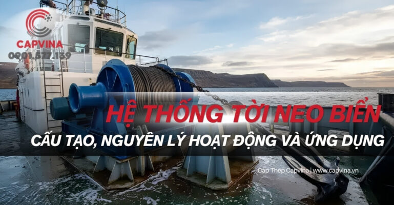 hệ thống tời neo biển