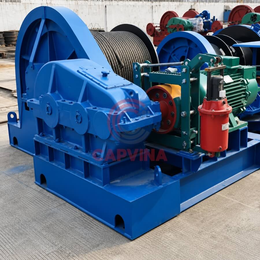 hệ thống tời neo biển