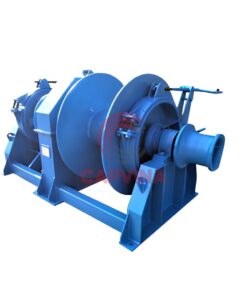 tời neo thủy lực trục ngang