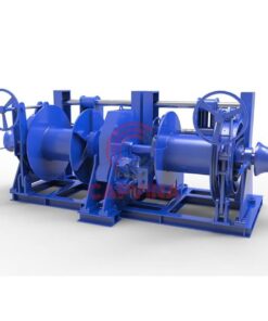 tời thủy lực 2 trống
