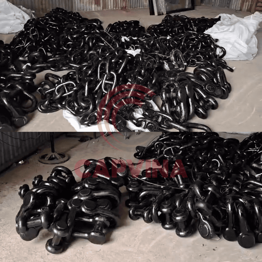 xích ngáng neo và phụ kiện neo tàu