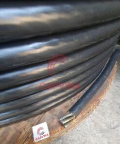 cáp bọc nhựa màu đen