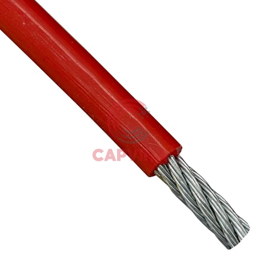 cáp bọc nhựa màu đỏ cáp bọc nhựa màu đỏ