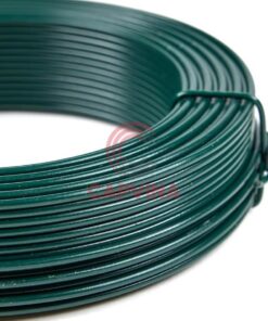 cáp bọc nhựa màu xanh